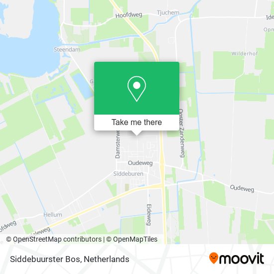 Siddebuurster Bos map