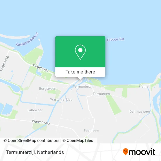 Termunterzijl map