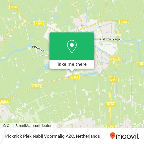 Picknick Plek Nabij Voormalig AZC map