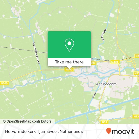 Hervormde kerk Tjamsweer map