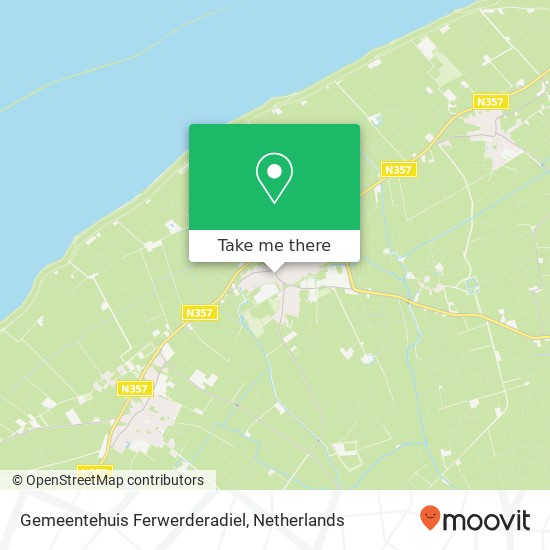 Gemeentehuis Ferwerderadiel map