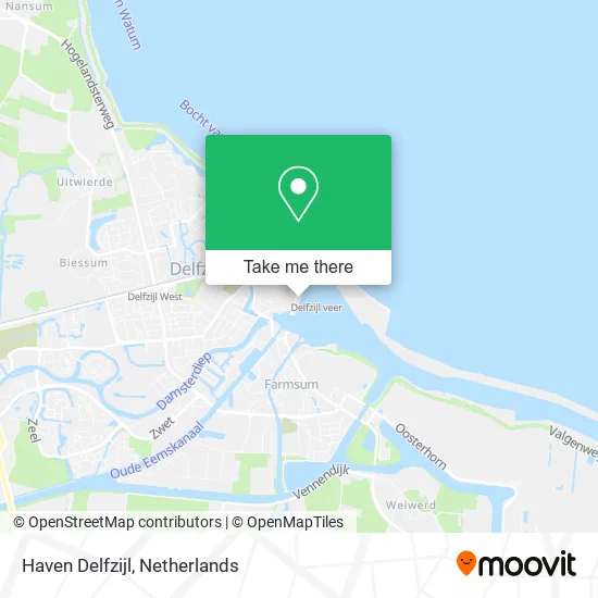 Haven Delfzijl map