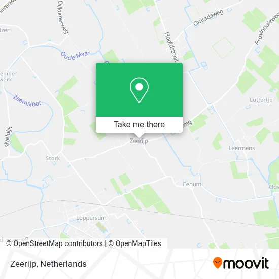 Zeerijp Karte