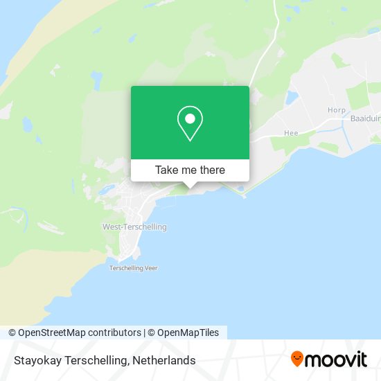 Stayokay Terschelling map