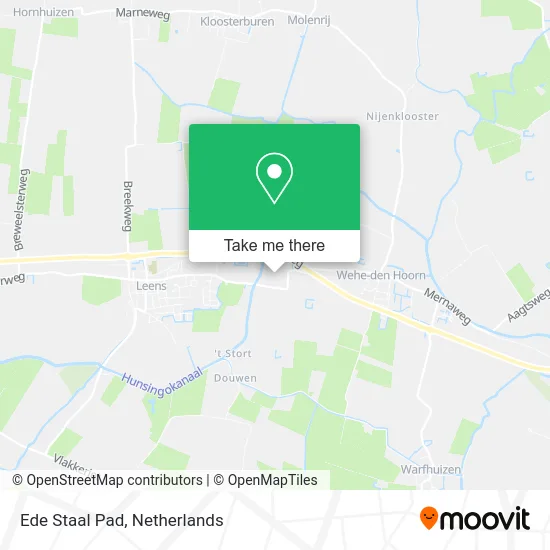 Ede Staal Pad map