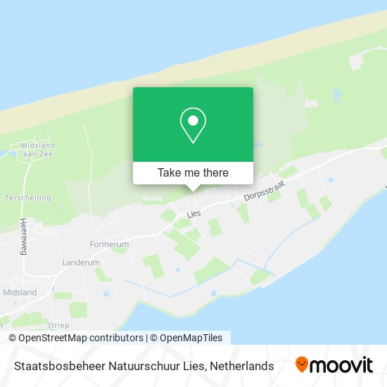 Staatsbosbeheer Natuurschuur Lies map