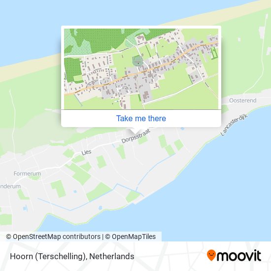 Hoorn (Terschelling) map