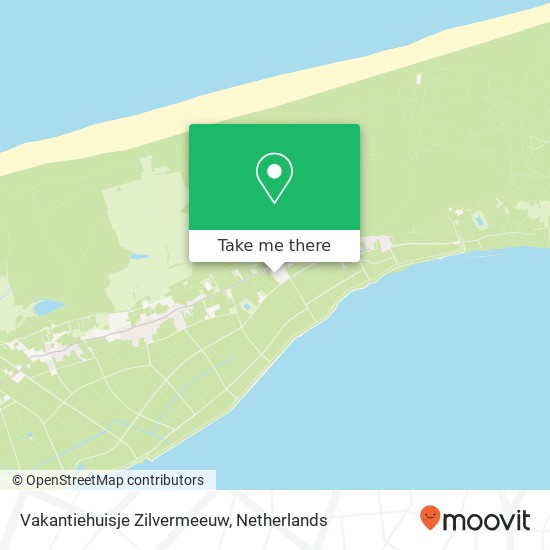 Vakantiehuisje Zilvermeeuw Karte