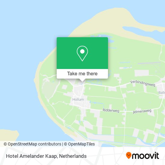 Hotel Amelander Kaap map