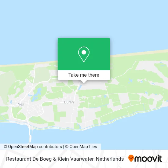 Restaurant De Boeg & Klein Vaarwater map