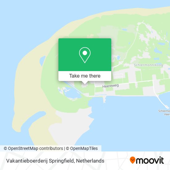 Vakantieboerderij Springfield map