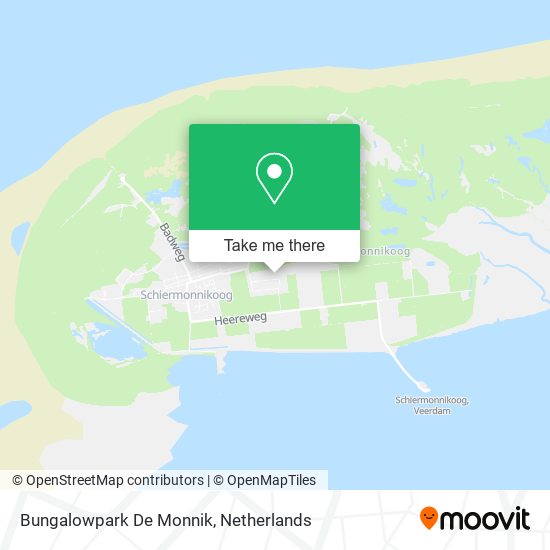 Bungalowpark De Monnik map
