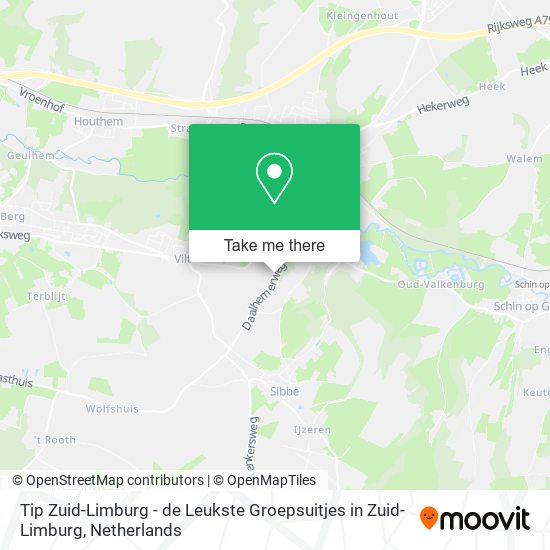 Tip Zuid-Limburg - de Leukste Groepsuitjes in Zuid-Limburg map