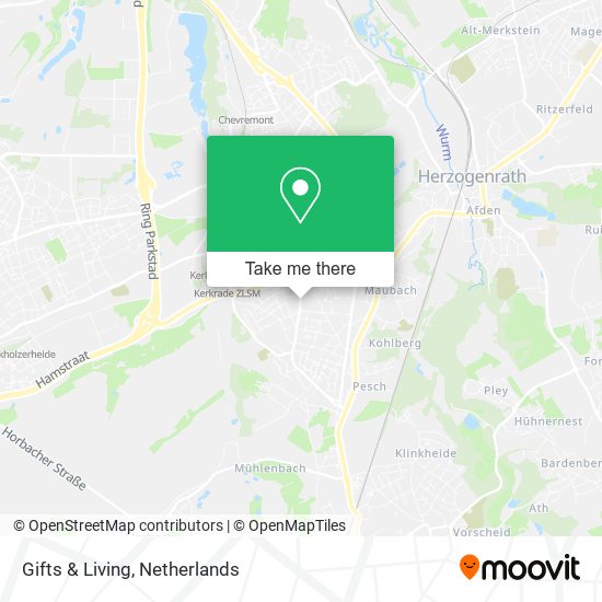 Gifts & Living map