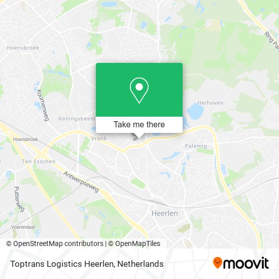 Toptrans Logistics Heerlen map