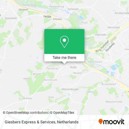 Giesbers Express & Services Karte