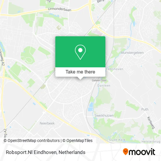 Robsport.Nl Eindhoven map