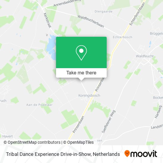 Tribal Dance Experience Drive-in-Show map