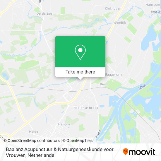 Baalanz Acupunctuur & Natuurgeneeskunde voor Vrouwen Karte