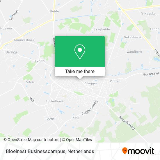 Bloeinest Businesscampus map