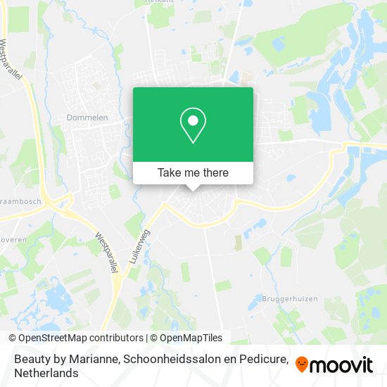 Beauty by Marianne, Schoonheidssalon en Pedicure map