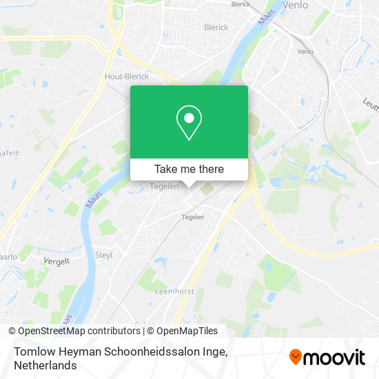 Tomlow Heyman Schoonheidssalon Inge map