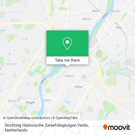 Stichting Historische Zweefvliegtuigen Venlo map