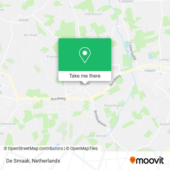 De Smaak map