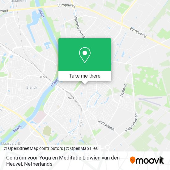 Centrum voor Yoga en Meditatie Lidwien van den Heuvel Karte