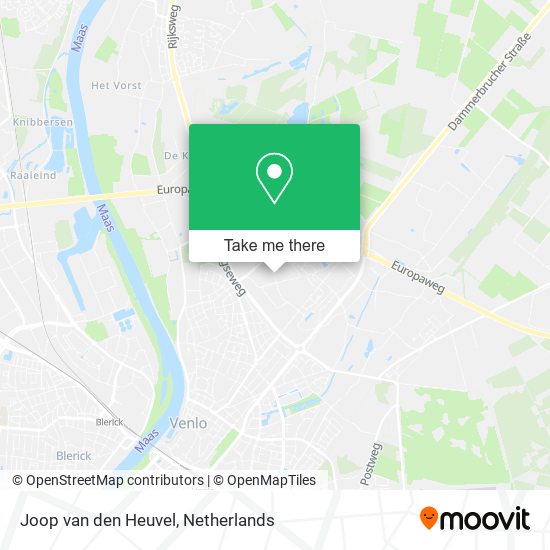 Joop van den Heuvel map