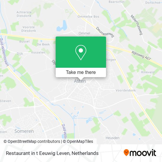 Restaurant in t Eeuwig Leven map