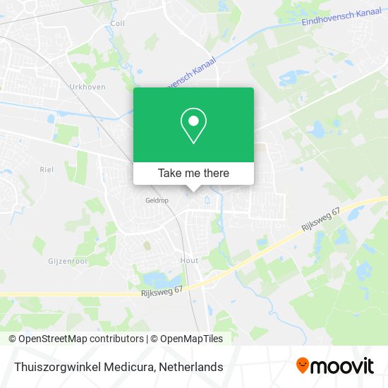 Thuiszorgwinkel Medicura map