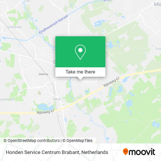 Honden Service Centrum Brabant Karte
