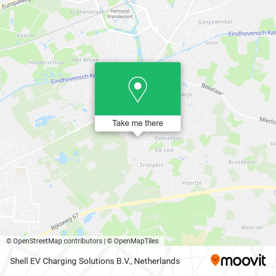 Shell EV Charging Solutions B.V. map