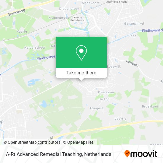 A-Rt Advanced Remedial Teaching map