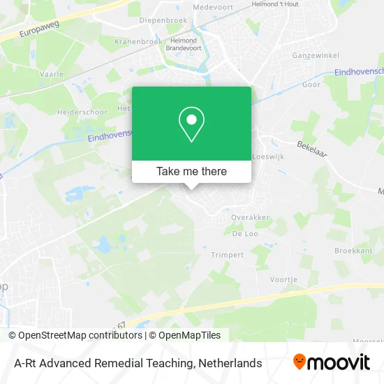 A-Rt Advanced Remedial Teaching map