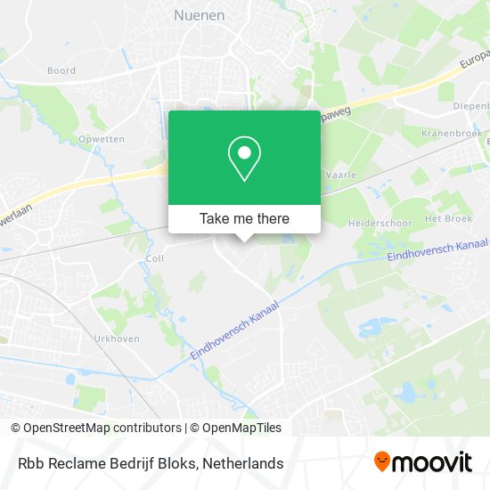 Rbb Reclame Bedrijf Bloks map