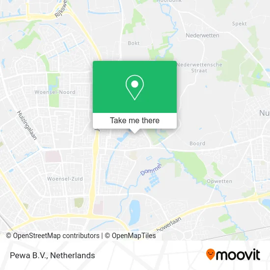 Pewa B.V. map