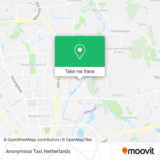 Anonymous Taxi map