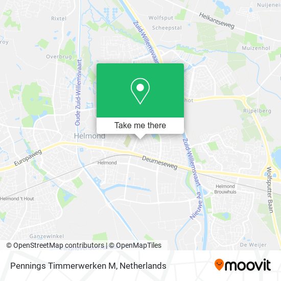 Pennings Timmerwerken M map