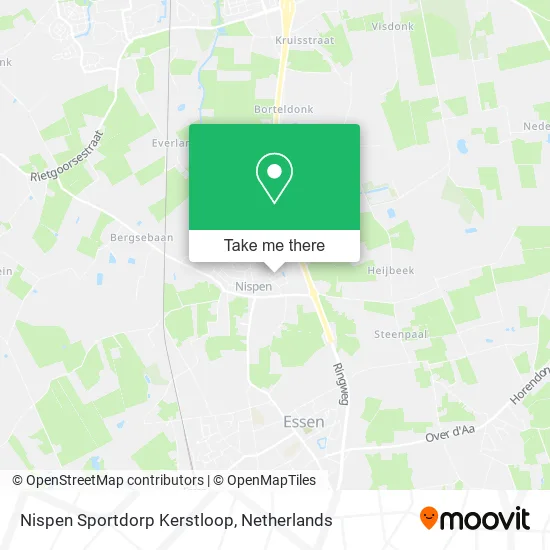 Nispen Sportdorp Kerstloop map
