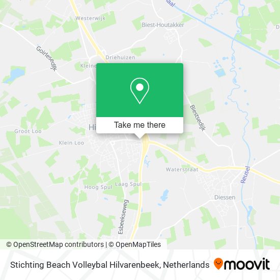 Stichting Beach Volleybal Hilvarenbeek map