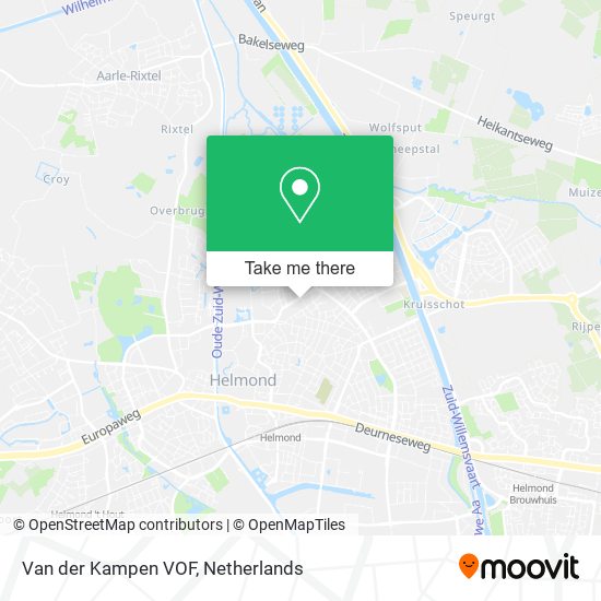 Van der Kampen VOF map