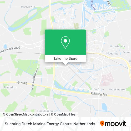 Stichting Dutch Marine Energy Centre map