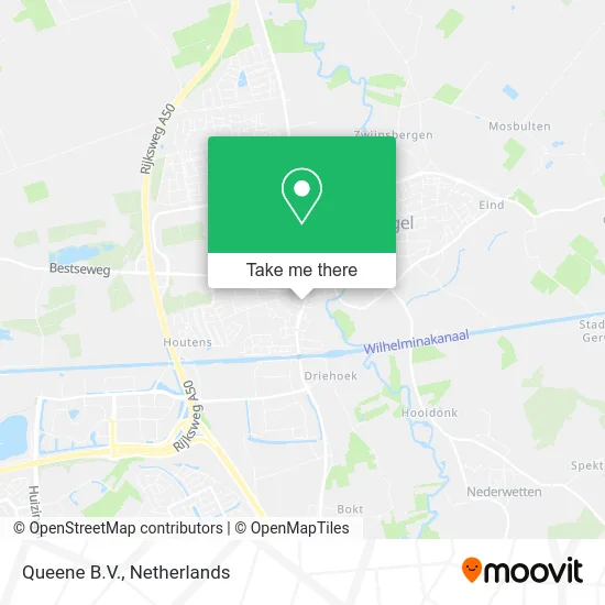 Queene B.V. map