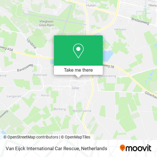Van Eijck International Car Rescue map