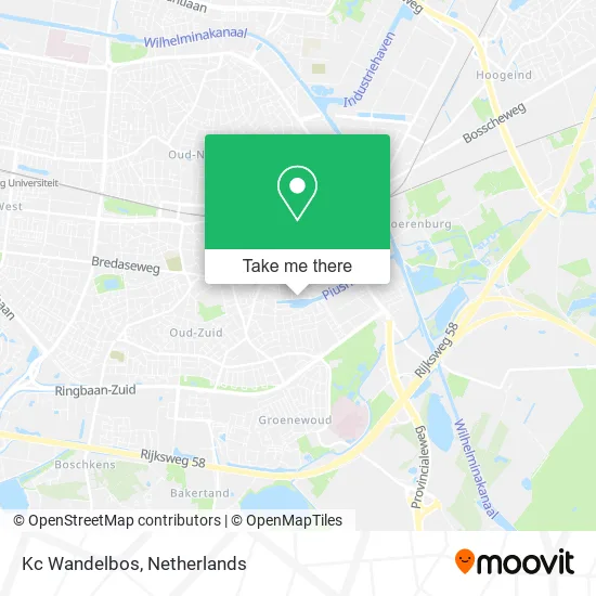 Kc Wandelbos map