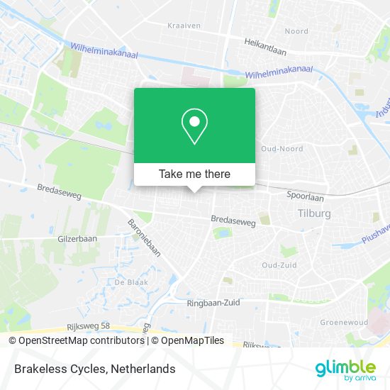 Brakeless Cycles Karte