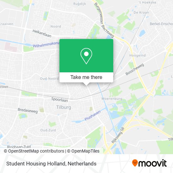 Student Housing Holland map