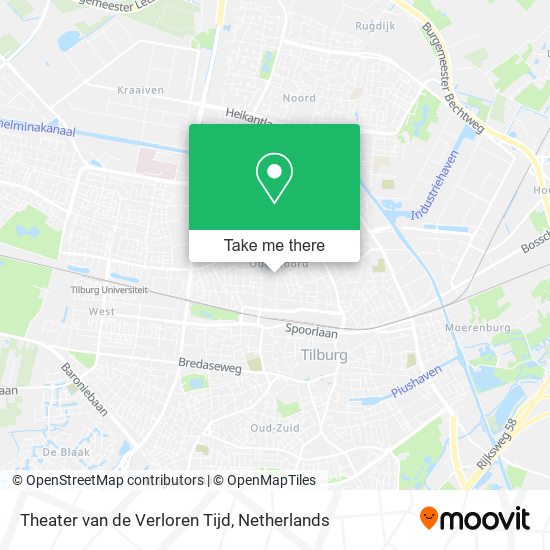 Theater van de Verloren Tijd Karte